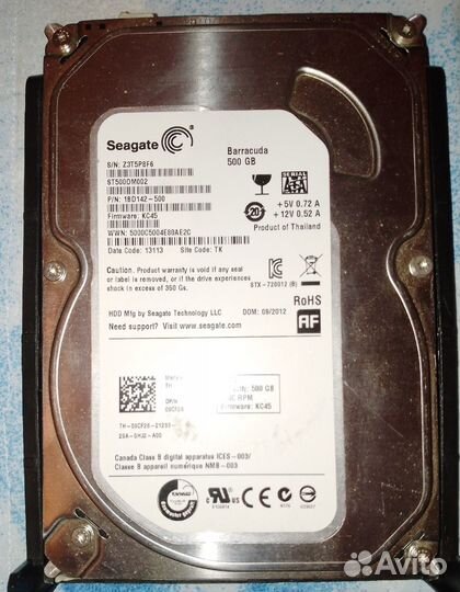 Жесткий диск hdd barracuda 500GB