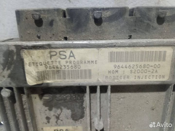 Блок управления двигателем Peugeot 206 2000 sagem