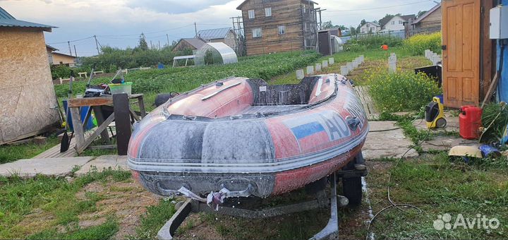 Комплект лодка+мотор +водомет