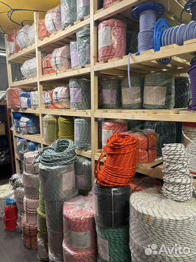 Канат веревка хлопок 10мм 12мм