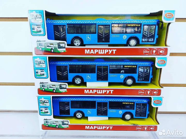 Автобус 28см со свето-звуковыми эффектами