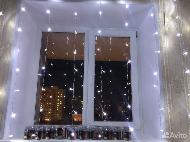 Гирлянда штора