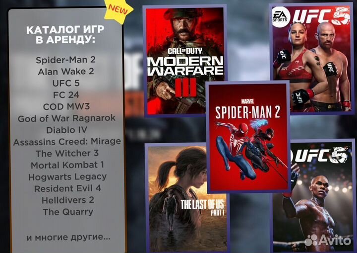 Игра в аренду подписка PS EA Play в ассортименте