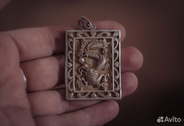 Кулон подвеска Дракон тибетский браслет