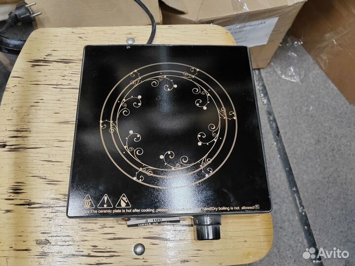 Плитка электро стеклокерамика leben 165мм, 1200Вт