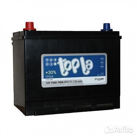Аккумулятор Topla Top Asia 75 Ач