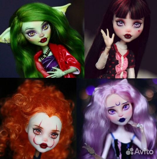 Ооак монстр хай/ ooak monster high на заказ
