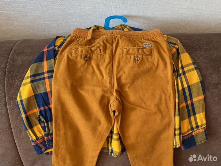 Рубашка и брюки для мальчика 92