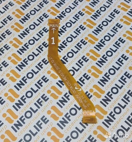 Шлейф oсta Samsung A505F (A50) межплатный б\у