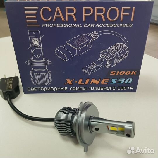 Светодиодные лампы CarProfi S30 H4