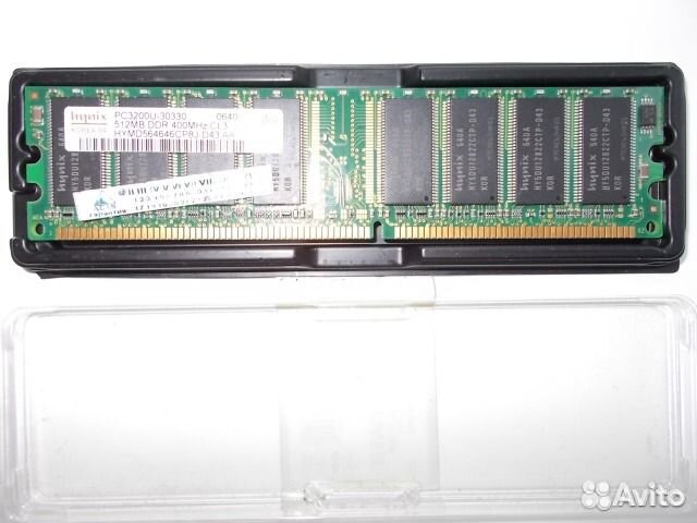 Оперативная память 512 мб DDR PC3200 U-30330
