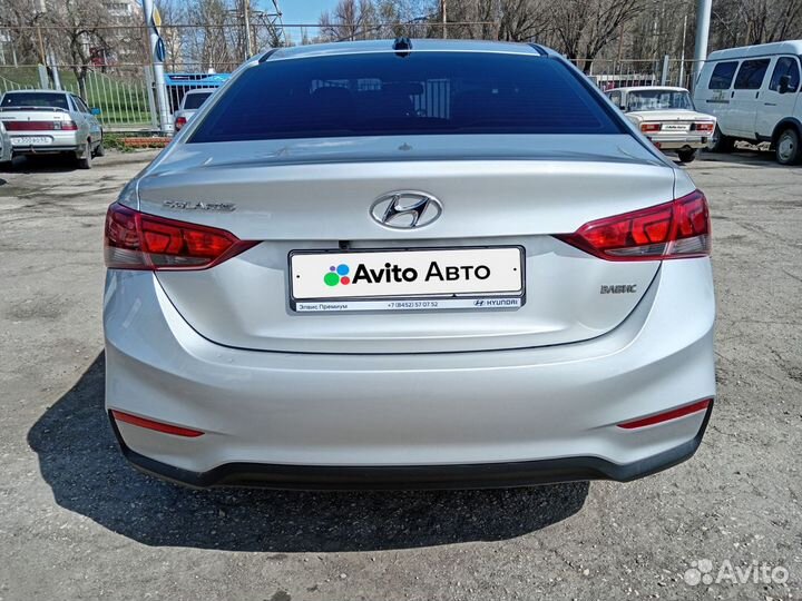 Hyundai Solaris 1.4 МТ, 2018, 158 500 км