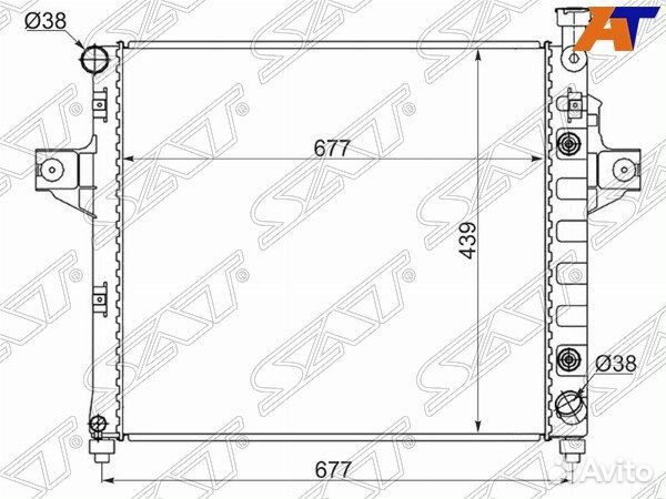 Радиатор jeep, jeep grand cherokee, jeep grand che