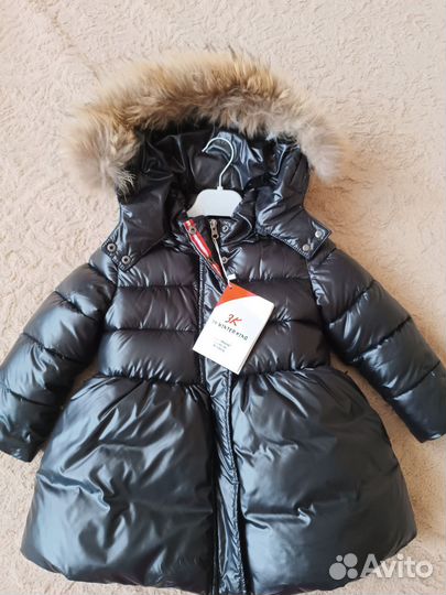 Пуховик на девочку 98- 104