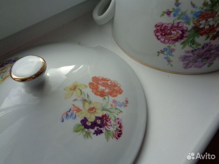 Супница Селедочница Пролетарий Фарфор СССР