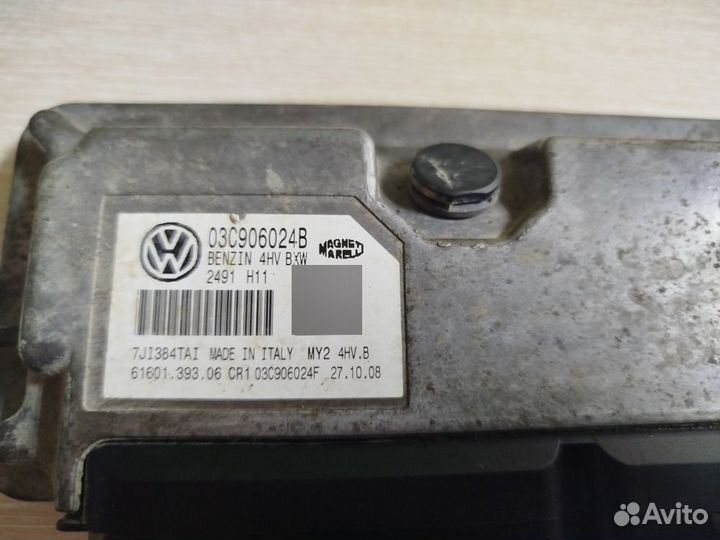 Блок управления двигателем Skoda Fabia MK2 BXW