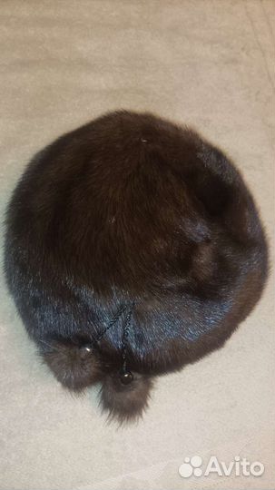 Шапка норковая женская 58 размер