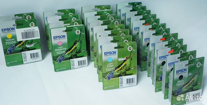 Чернила оригинал и совместимые Epson HP