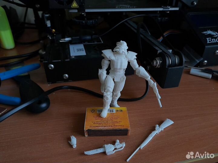 Подвижная модель силовой брони T-51, Fallout