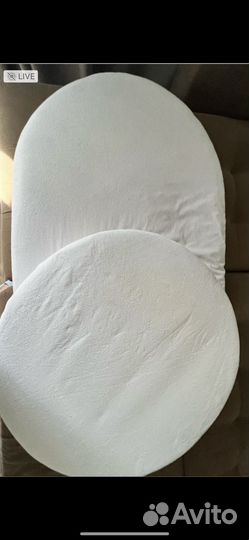 Матрас детский круглый и овальный
