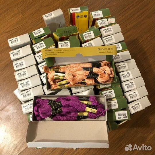 Мулине, вышивка