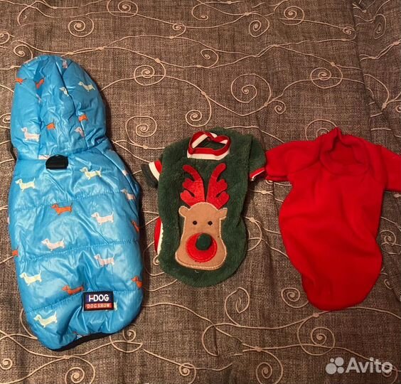 Курточки для собаки 3 штуки