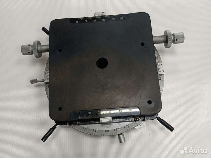 Микроскоп, Столик от Метам, ссср, ломо