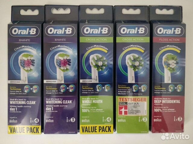 Насадки для зубной щетки oral b из Европы