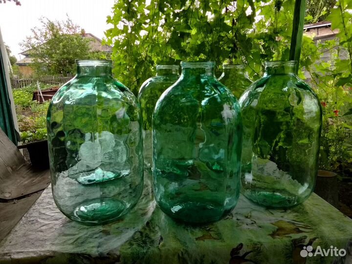 Банка 10 литров стеклянная