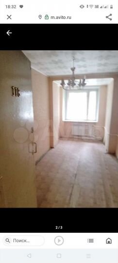 Комната 12,3 м² в 1-к., 1/5 эт.