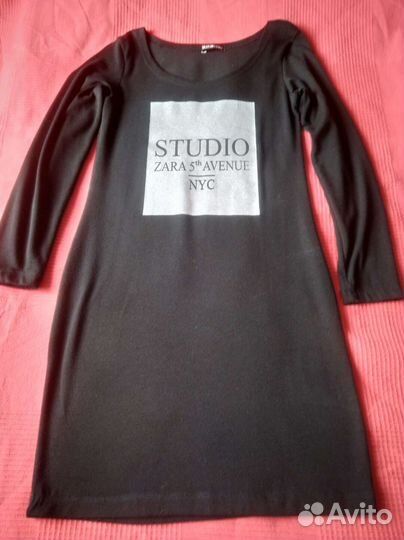 Платье черное 48