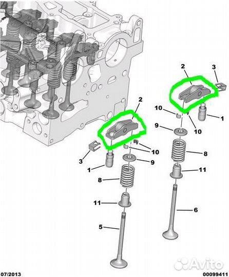 Рокер Peugeot Traveller combi L3 H1 дизель DW10FD