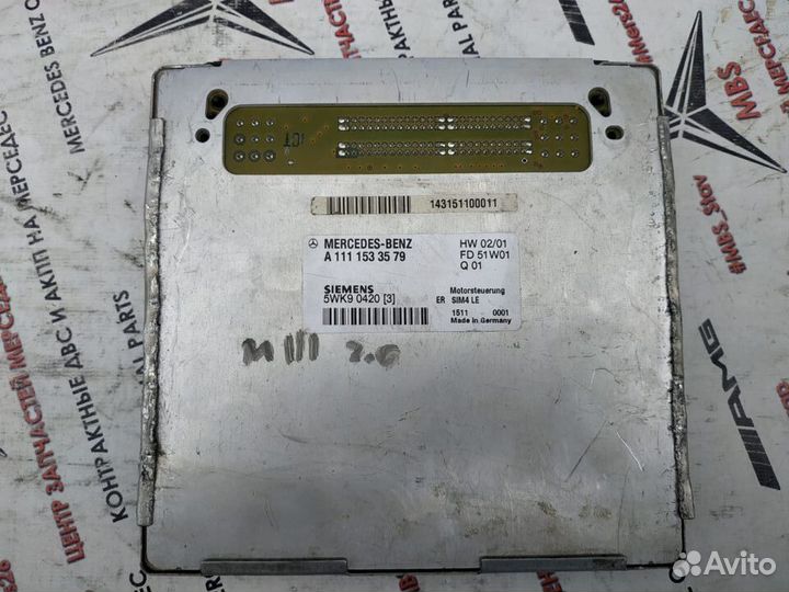 Блок двигателя мерседес w203 компрессор M111