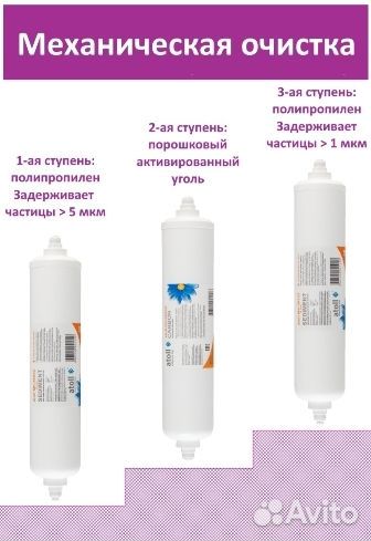 Фильтры atoll 104m stda / 3 шт