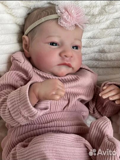 Кукла реборн силиконовая 43 см
