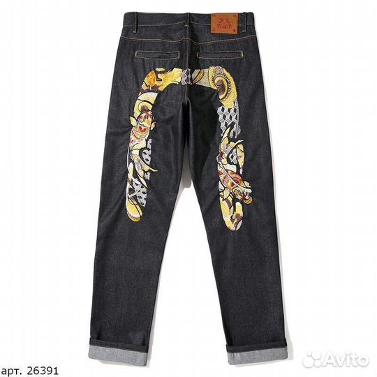 Джинсы Evisu Черные