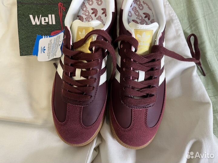 Кеды Adidas Samba OG «Maroon Gold»