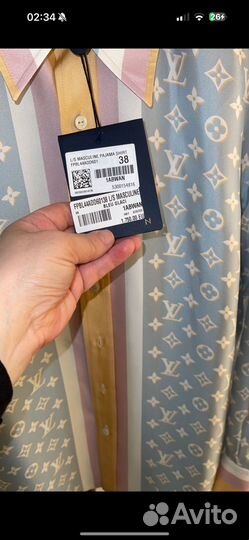 Блузка рубашка louis vuitton оригинал