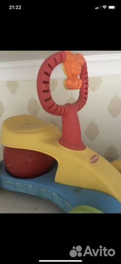 Детский велосипед трехколесный с ручкой