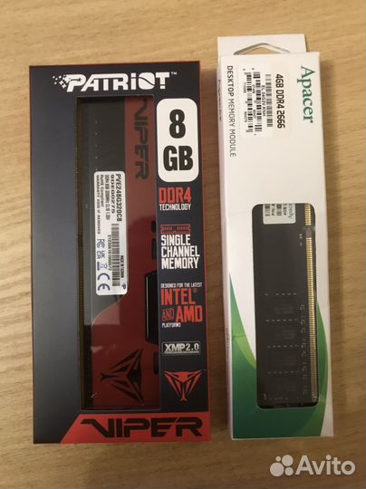Оперативная память ddr4 8gb patriot viper