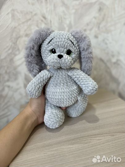 Вязаный лисенок ручной работы, мягкие игрушки