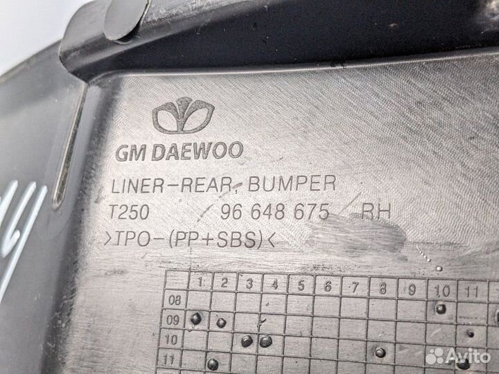 Брызговик задний правый Заз Vida SQR477F 2013