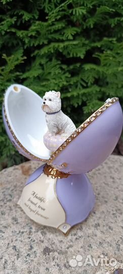 Музыкальная шкатулка с собачкой