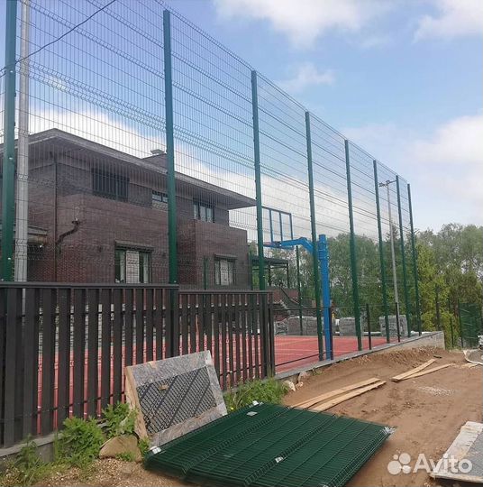 Забор профнастил / Установка