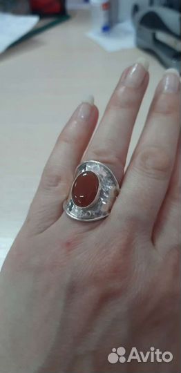 Серебряное кольцо Италия