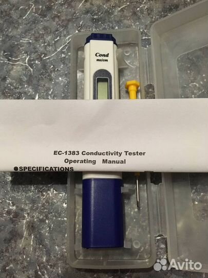 Набор для тестирования воды: солемер и ph метр