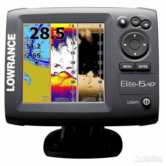 Эхолот Картплоттер lowrance Elite 5 DSI