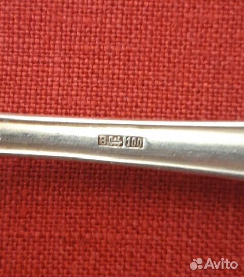 Старинные столовые приборы посеребрение