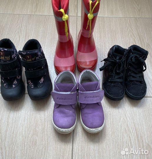 Ботинки на девочку 28-29 р
