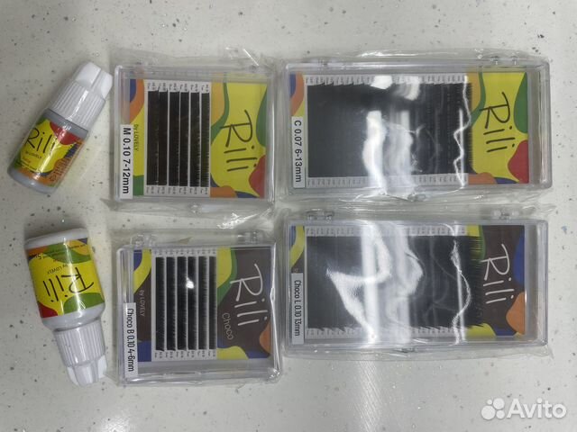 Палетки ресниц и клей Новое